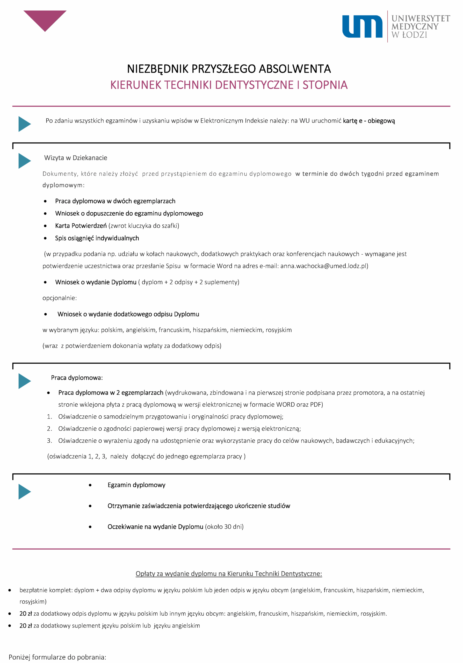 NIEZBĘDNIK PRZYSZŁEGO ABSOLWENTA
